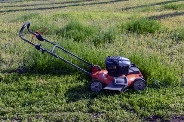 Can you mow wet grass Mission Viejo, CA